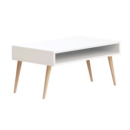 Hanah Home Mesa de Centro Via de 2 Niveles en Blanco